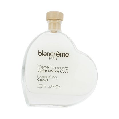 Crème moussante Noix de coco - Flacon cœur 100 mL