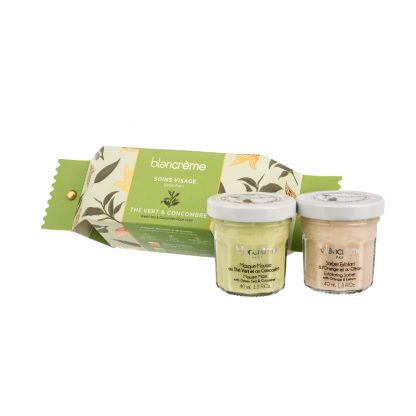 Cracker – Duo soins visage – Thé vert & concombre