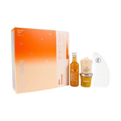 Coffret corps miel amande et Gua sha