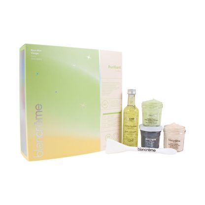 Coffret visage purifiant et pinceau applicateur